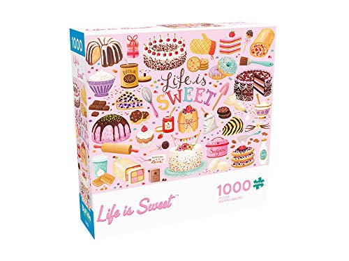 Life is Sweet - 1000 Piece Jigsaw Puzzle, Pink