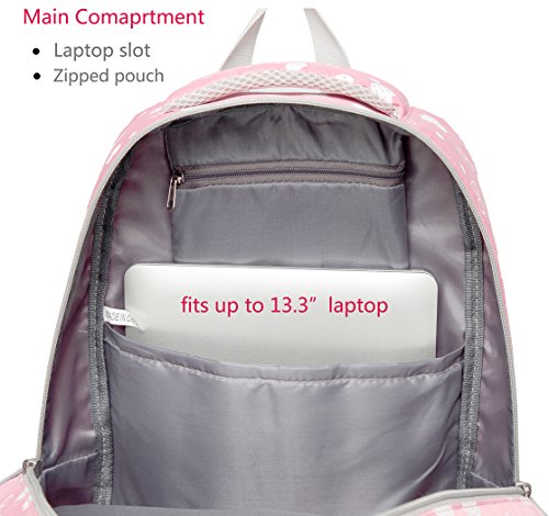 Pink Hearts Sweetheart School Backpacks for Children, Bookbag