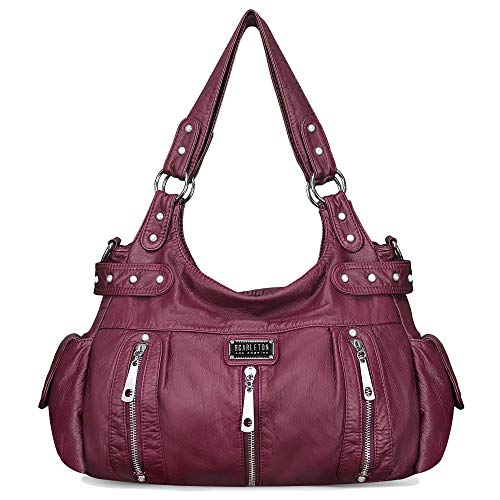 Scarleton Satchel Handbag for Women, Purses for Women, Shoulder Bags for Women, H129216 - Purple