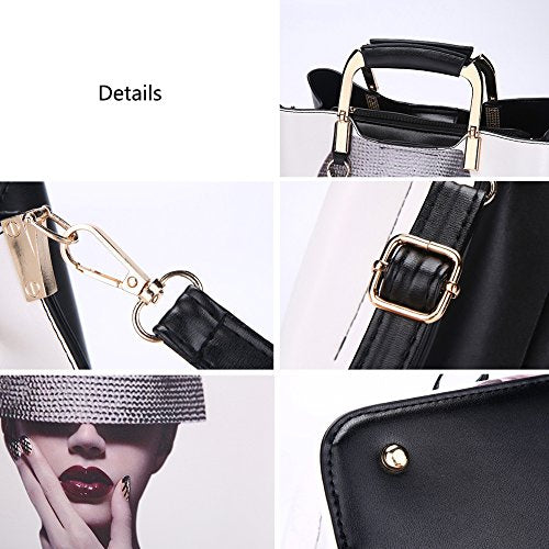 Purses and Handbags Top Handle Satchel Shoulder Bags for Women Ladies PU Leather Totes From Nevenka (3)