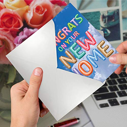 Candy Colors "Congrats on Your New Home" Greeting Card with Envelope