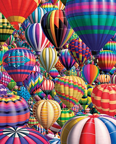 Hot Air Balloons - 1000 Piece Jigsaw Puzzle, Extra Large Sturdy Chipboard Pieces