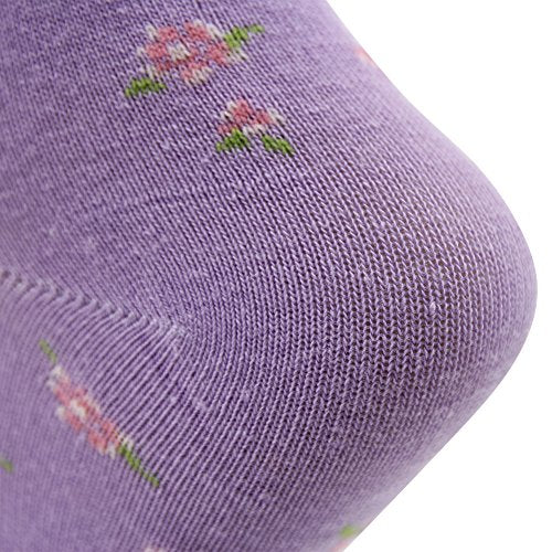Funcat Womens Lace Ankle Socks Bobby Ruffle Frilly Art Flower Fashion Patterned Lace Top Casual Dress Anklet Socks Special Gift 5 Pairs