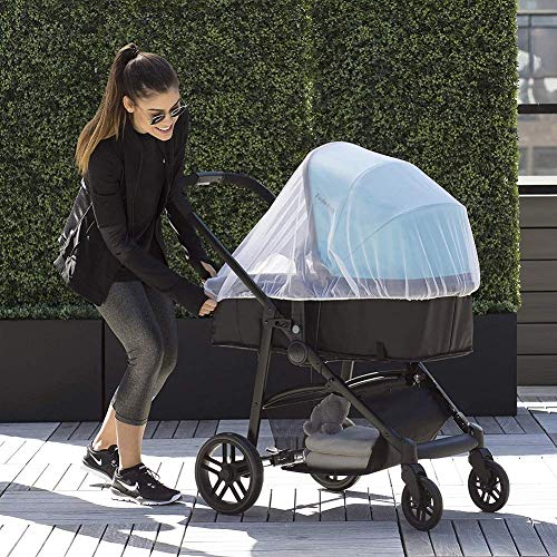 Mosquito Net for Stroller - 2 Pack Durable Baby Stroller Mosquito Net - Perfect Bug Net for Strollers, Bassinets, Cradles, Playards, Pack N Plays and Portable Mini Crib (Black) … …