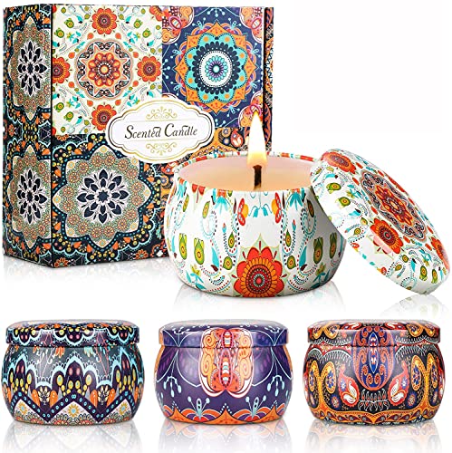 Soy Wax 4-Pack Gift Package of Scented Candles Gift Set