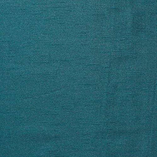 Exclusive Home Chateau Striped Faux Silk Grommet Top Curtain Panel Pair, 54"x84", Teal