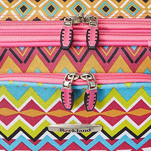 Rockland Fashion Softside Upright Luggage Set, Tribal, 2-Piece (14/19)
