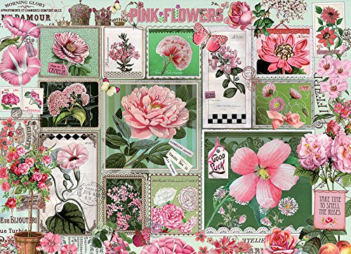 A Pink Flower for Everyone - 1000 Piece Jigsaw Puzzle - Sample Poster Included
