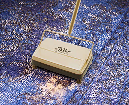 Fuller Brush 17031 Electrostatic Carpet & Floor Sweeper - 9" Cleaning Path - Lightweight - Ideal for Crumby Messes - Works On Carpets & Hard Floor Surfaces - Rich Gold