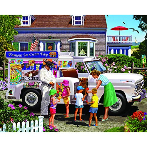 Ice Cream Truck - 1000 Piece Jigsaw Puzzle, Extra Large Sturdy Chipboard Pieces