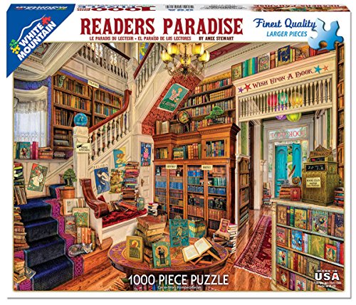Reader's Paradise - 1000 Piece Jigsaw Puzzle, Extra Large Sturdy Chipboard Pieces