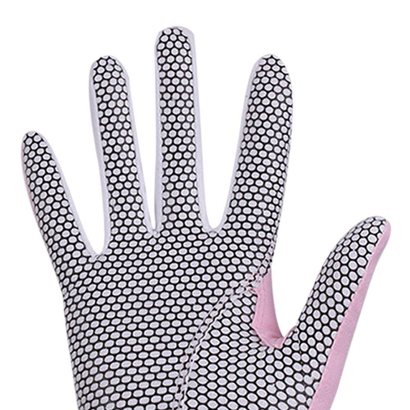 GH Women's Leather Golf Gloves, One Pair, Both Hands  (3 colors) - Pink and Caboodle