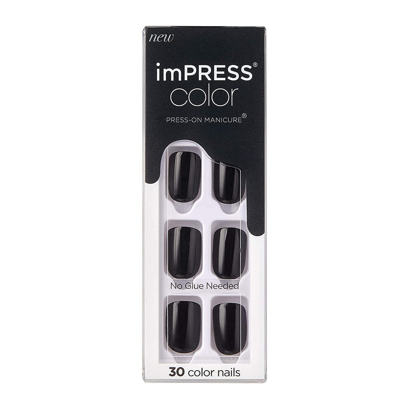 imPRESS Color Press-On Manicure Gel Nail Kit, Short Length, 30 Nails  (20 colors)