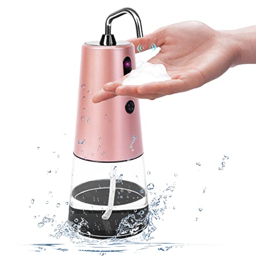 Automatic Soap Dispenser, Touchless Foaming Stainless Steel, Infrared Sensor (2 colors) - Pink and Caboodle