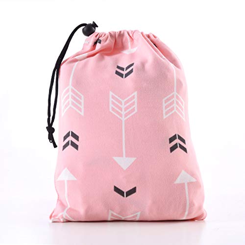 Baby Car Seat Covers-Acrabros Multifunctional Infant Carseat Canopy for Boys Girls,Stretchy Breathable Adjustable Peep Window Universal Fit Pink"Baby Arrow" - Pink and Caboodle