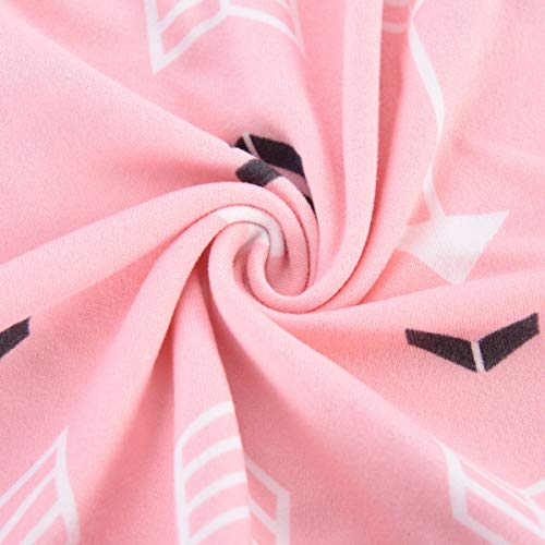 Baby Car Seat Covers-Acrabros Multifunctional Infant Carseat Canopy for Boys Girls,Stretchy Breathable Adjustable Peep Window Universal Fit Pink"Baby Arrow" - Pink and Caboodle