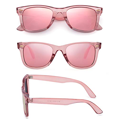 Classic Polarized Driving Anti-Glare 100% UV Protection Women's Pink Sunglasses - Pink and Caboodle