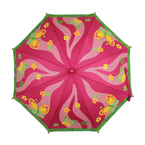 Colorful Butterfly Stick Umbrella for Girls - Pink and Caboodle