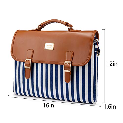 Computer Bag Laptop Bag for Women Cute Laptop Sleeve Case for Work College, Slim-Brown, 15.6-Inch - Pink and Caboodle