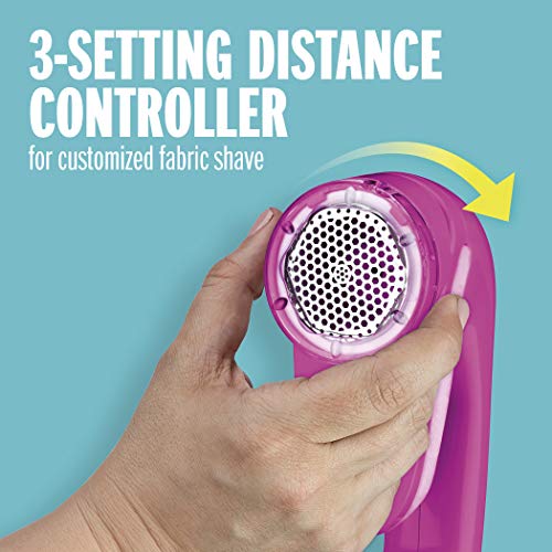 Conair Battery Operated Fabric Defuzzer/Shaver, Pink - Pink and Caboodle