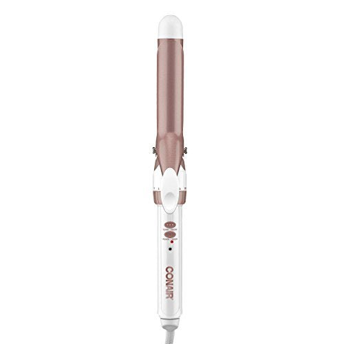 Conair Double Ceramic 1-Inch Curling Iron - Pink and Caboodle